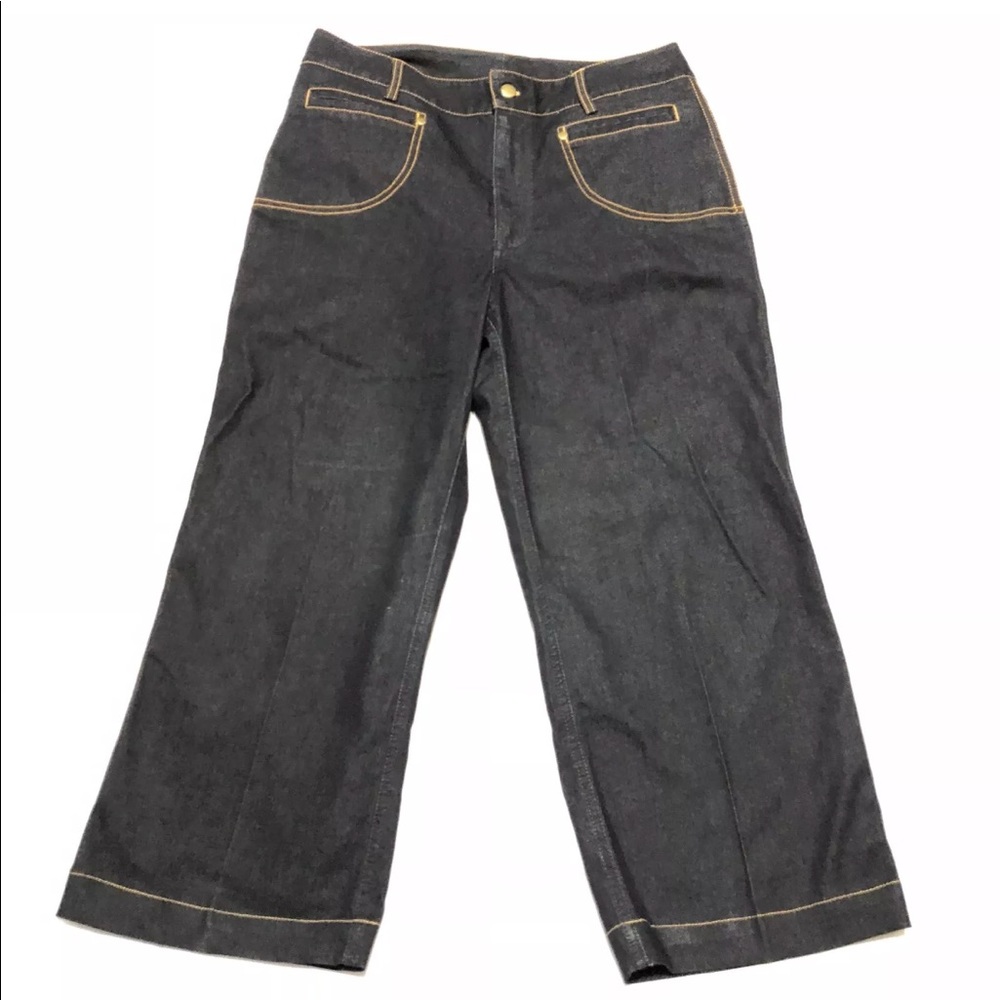 Chico’s denim capri cropped pants stretch 0.5 (6)